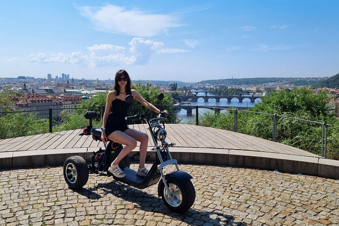 Live-Guided ️Trike-Harley️ Viewpoints tour of Prague - Why three wheels work well in Prague