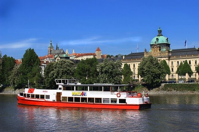 One Hour Boat Tour on Vltava River - A vintage boat with a very short Prague route
