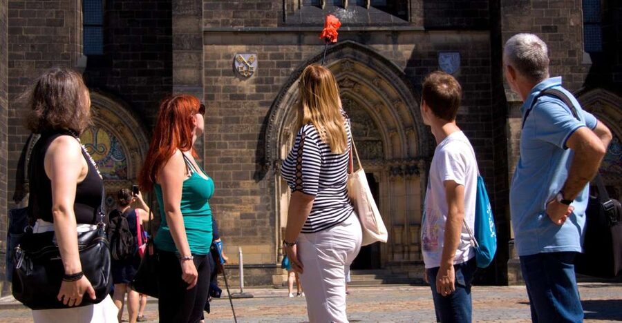 Prague: 2.5-Hour Vyšehrad Castle with Gorlice & Tickets - Views from the Vyšehrad walls