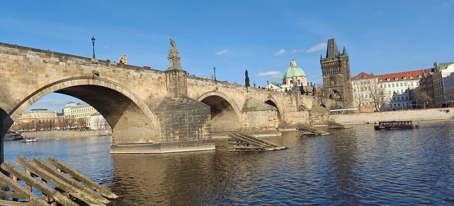 Prague: 2-Hour Historic Boat Cruise with Delicious Lunch - Boarding the 1927 Maria Croon near Štefánik Bridge