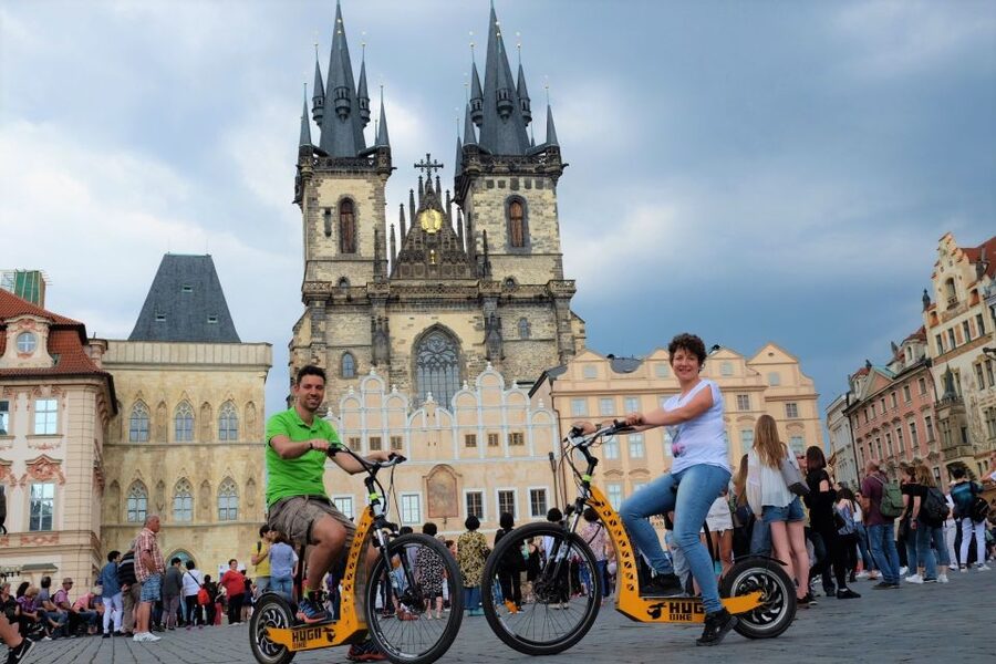 Prague: 2-Hour Old District & Riverside E-Scooter Tour - Strahov Monastery and an old brewing tradition