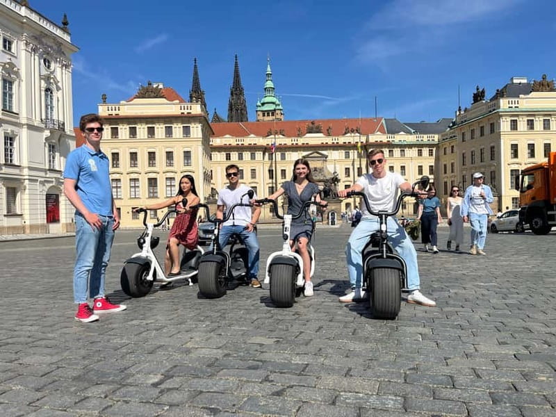Prague: 3-Hour Fat Tire E-Scooter Tour - Letná Park gives you Prague from above