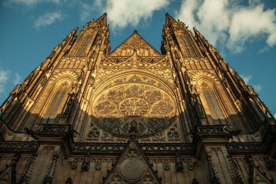 Prague: 3-Hour Old Town and Prague Castle Tour in German - Clementinum and the approach to Charles Bridge
