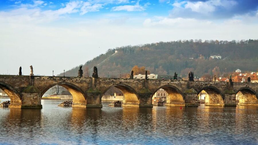 Prague 3-Hour Sightseeing Tour by Electric Bike - Riding up to Prague Castle