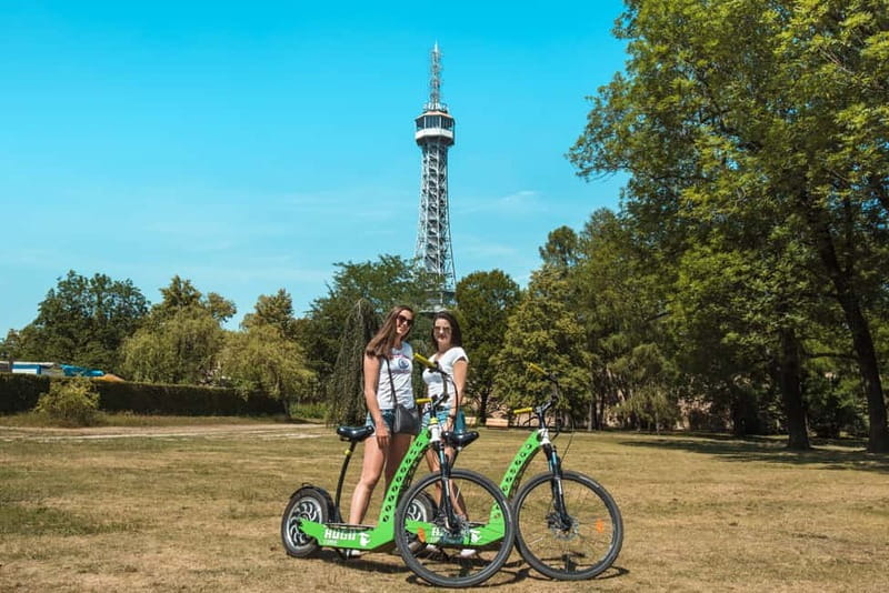 Prague: 4 Hours Grand City Tour by Segway & E-Scooter - One hour on a Segway at Ladronka Park