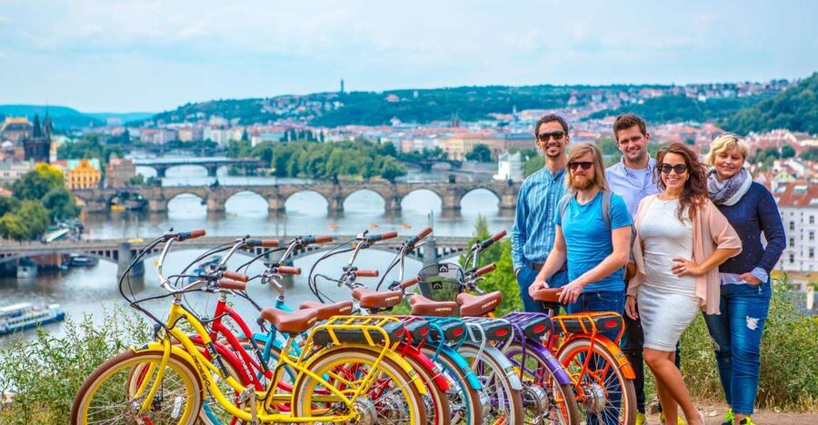 Prague: 7 Best Viewpoints of Prague E-Bike Tour - Petřín Hill: Prague’s first big panorama