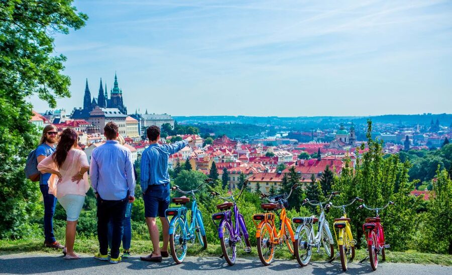 Prague: 7 Best Viewpoints of Prague E-Bike Tour - What the three and a half hours feel like