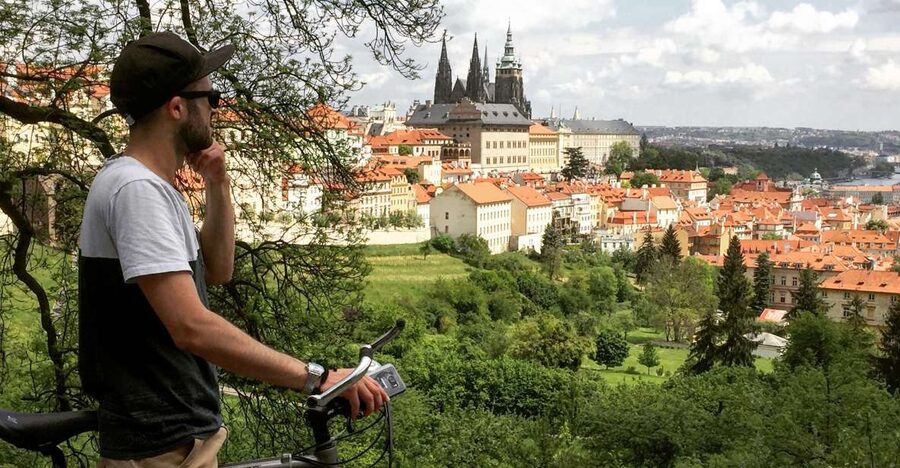 Prague "ALL-IN-ONE" City E-Bike Tour - Along the Vltava to the Giant Metronome