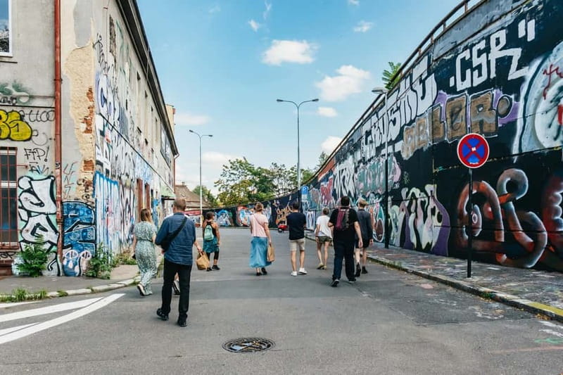 Prague: Alternative Prague Walking Tour - A former factory with design, food, and local businesses