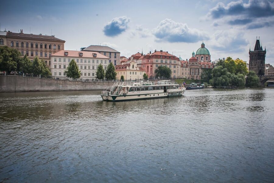Prague: An unforgettable 2-hour cruise on the Vltava River. - Charles Bridge and the old Prague skyline