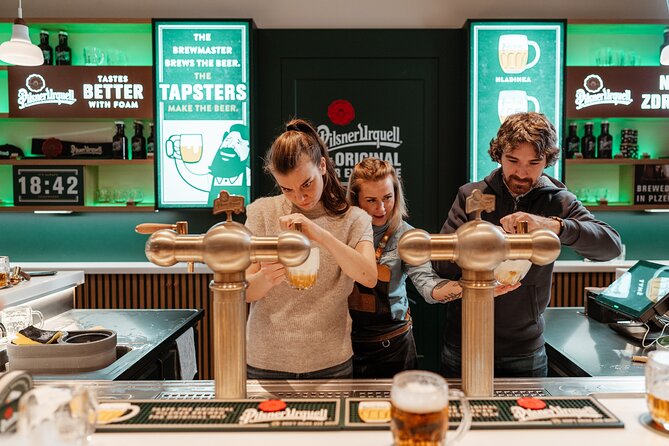 Prague Beer Pouring Class at Pilsner Urquell - A good break from Prague’s usual sights