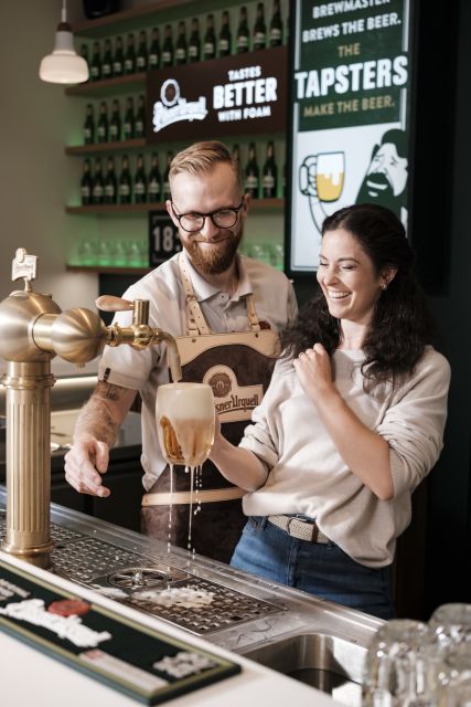 Prague: Beer Pouring Class at Pilsner Urquell Experience - A 60-minute lesson in the private bar