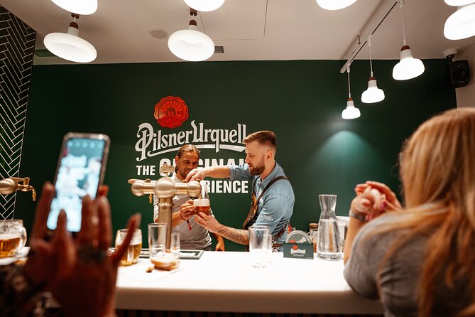 Prague Beer Pouring Class at Pilsner Urquell - A relaxed tapster can make the difference