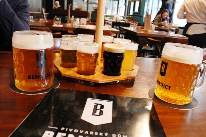 Prague Beer Tasting - 8 types of Czech beer included - What the one-hour itinerary feels like