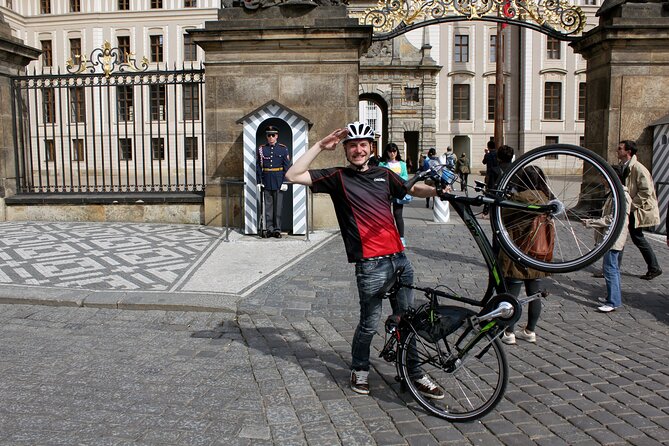 Prague Bike City Tour with Small Group or Private Option - Lennon Wall and the riverfront