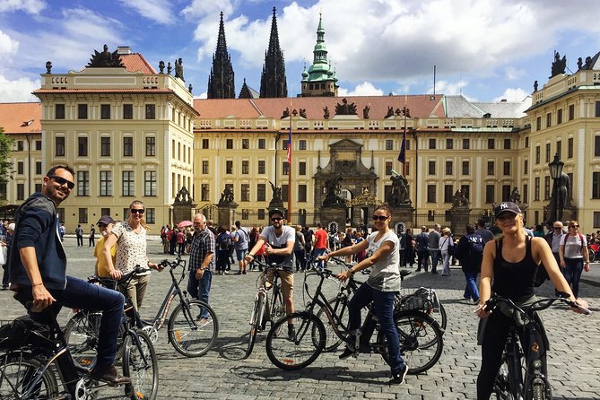 Prague Bike Tour - Stunning Viewpoints, Castle, City & Park - Petrin Park and another view across the city