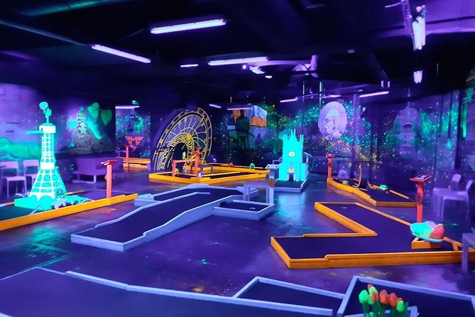 Prague Black Light Mini Golf Admission Ticket - Who will enjoy it most