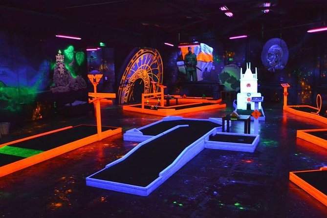 Prague Black Light Mini Golf and Games with free Drinks - Key points to know before you go