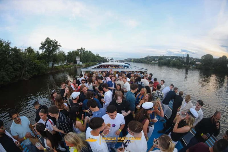 Prague : Boat Party with Afterparty at EPIC - Seeing Prague from the water