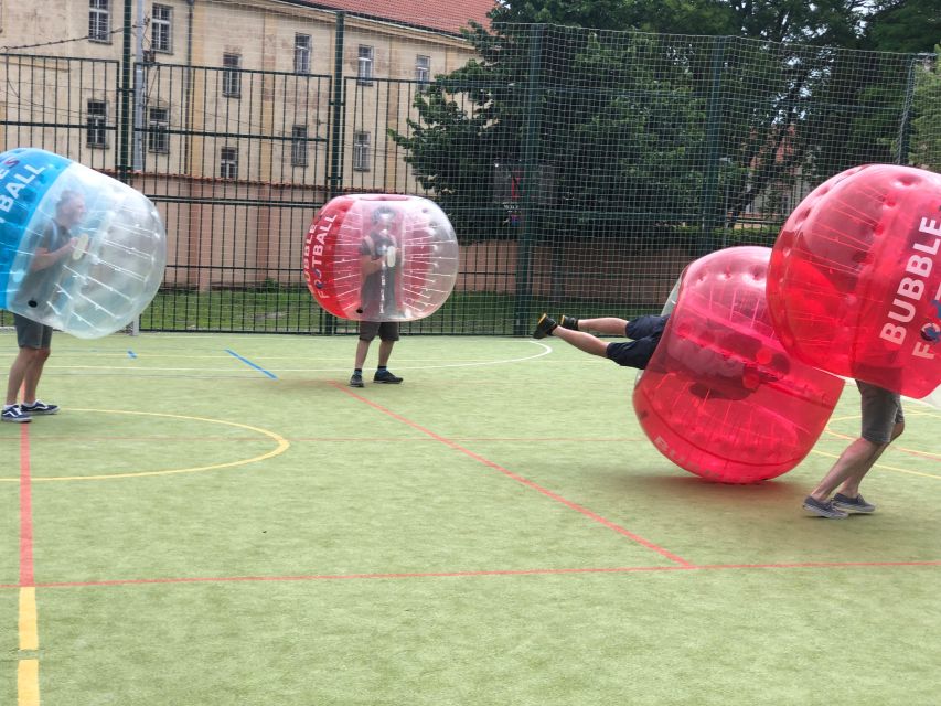 Prague: Bubbles football in city centre of Prague - Why the private format works for parties