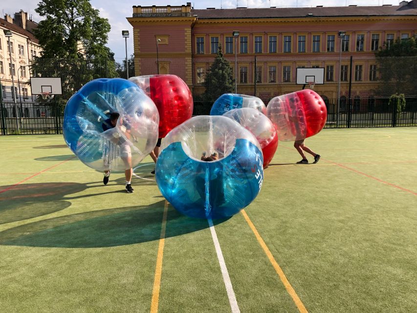 Prague: Bubbles football in city centre of Prague - How to make the most of the one-hour booking