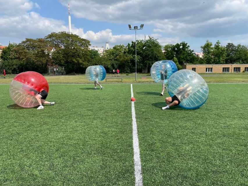 Prague: Bubbles football - Zorb Football in centrum - Bubble football: familiar rules, unusual movement