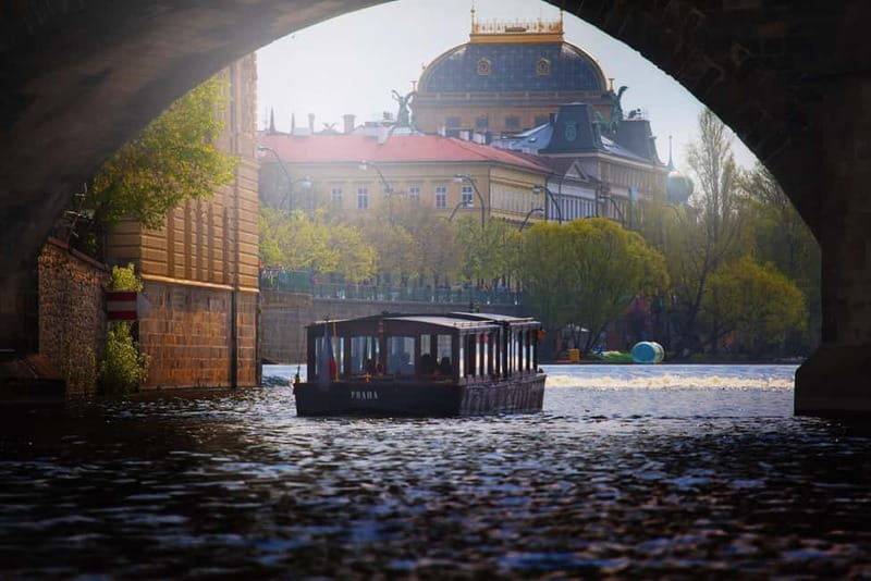 Prague: Canal Cruise Around Charles Bridge - Prague Castle from the river