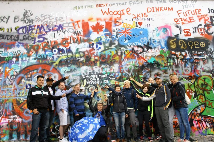 Prague Castle and Charles Bridge Private Walking Tour - Making your mark at John Lennon’s Wall