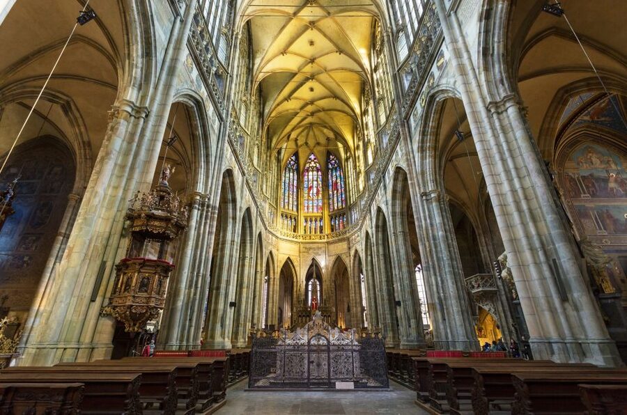 Prague Castle and St. Vitus Cathedral Private Walking Tour - St. Vitus Cathedral and the Czech crown story