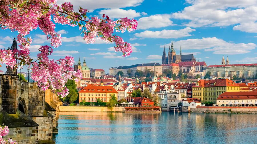 Prague: Castle Circuit Entry Tickets with Audio Guide - St. George’s Basilica brings a different mood