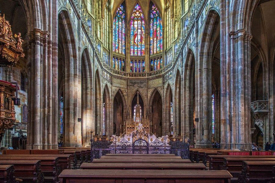 Prague Castle: Small-Group Tour with Visit to Interiors - St. Vitus Cathedral: the grand centerpiece