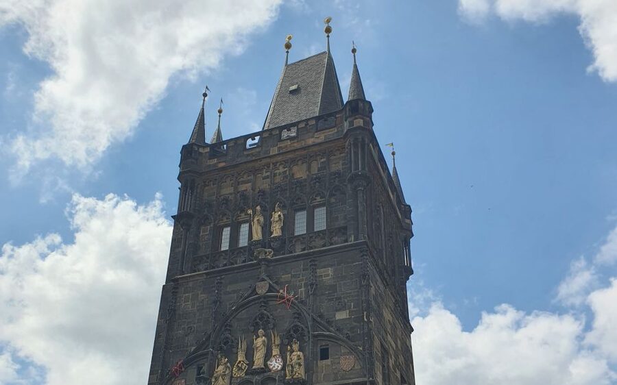 Prague: Charles Bridge Audio Guide with Tower Entry Ticket - Following the route across Charles Bridge