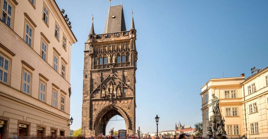 Prague: Charles Bridge Towers Combined Entry Ticket - Crossing Charles Bridge between the two sides