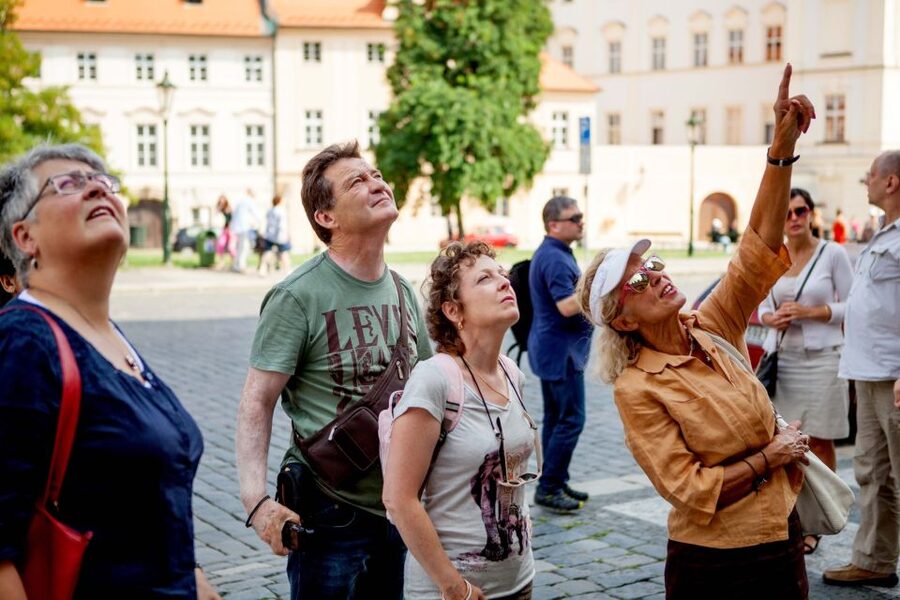 Prague City 3-Hour Tour with Changing of the Guard - Entering St Vitus Cathedral
