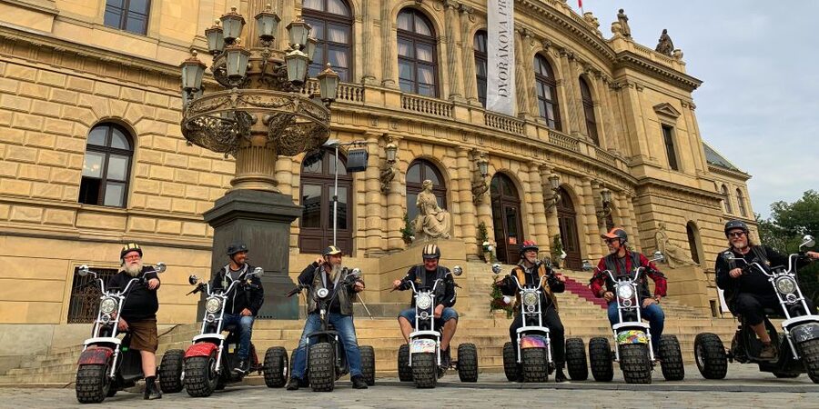 Prague: City Highlights Guided Electric Trike Tour - Letná Park and the five-bridges view