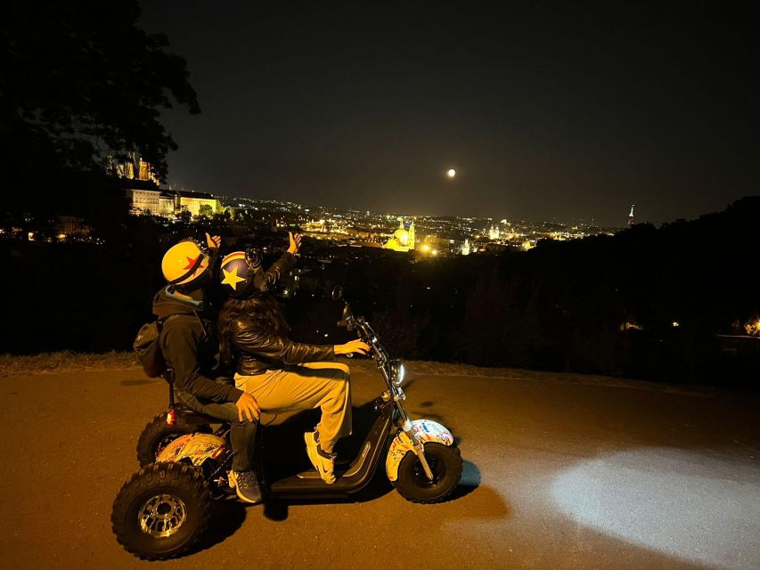Prague City sightseeing in Night Trike Tour - Why an E-Trike works well in Prague