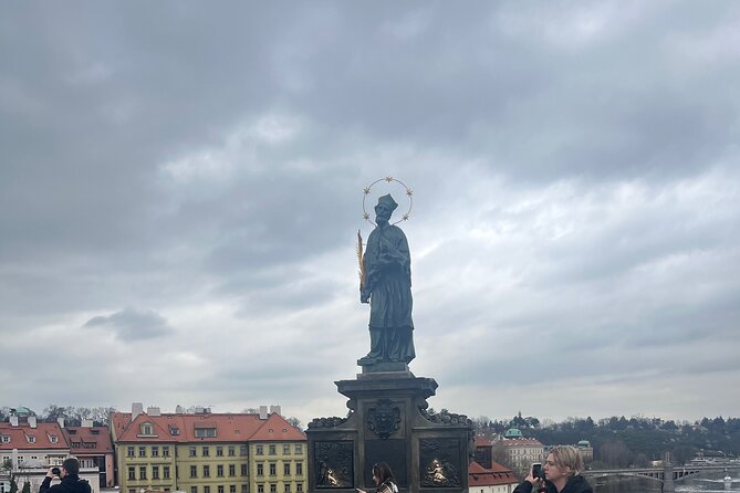 Prague city tour + Charles Bridge and Campa island small groups - Crossing Mánes Bridge for river views