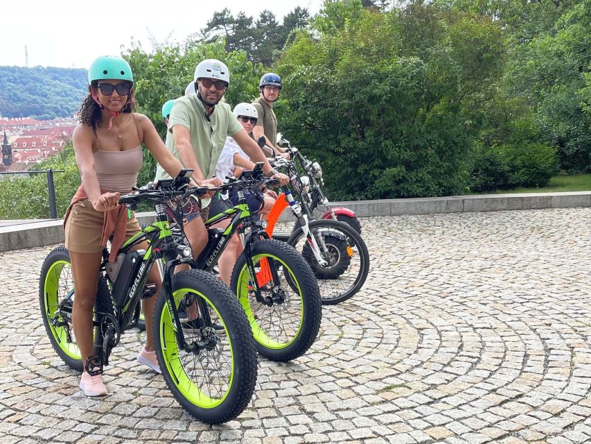 Prague: City Viewpoints Tour by Electric Fat Bike - Letná Park and the famous six-bridges view