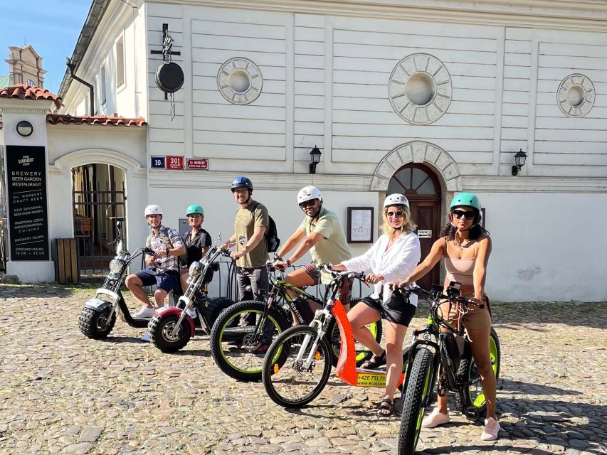 Prague: City Viewpoints Tour by Electric Fat Bike - Petřín Hill and the red roofs of Prague