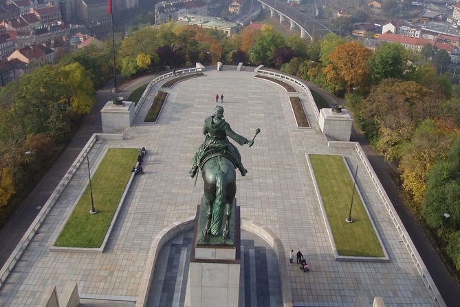 Prague Cold War Walking Tour - The upside-down Wenceslas statue