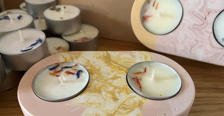 Prague: Craft your unique tea-candle holder set - A creative pause from Prague sightseeing