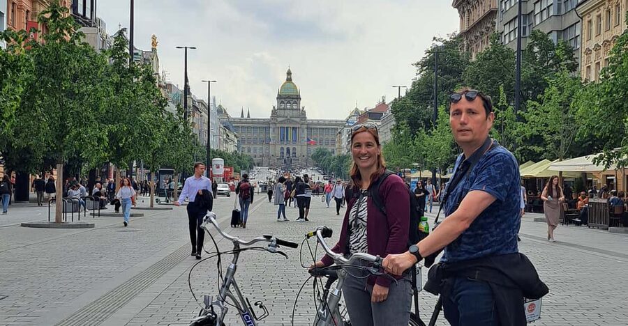 Prague E-Bike City Ride tour : 2hrs - Josefov, the Jewish Quarter, and the Old Town cobbles