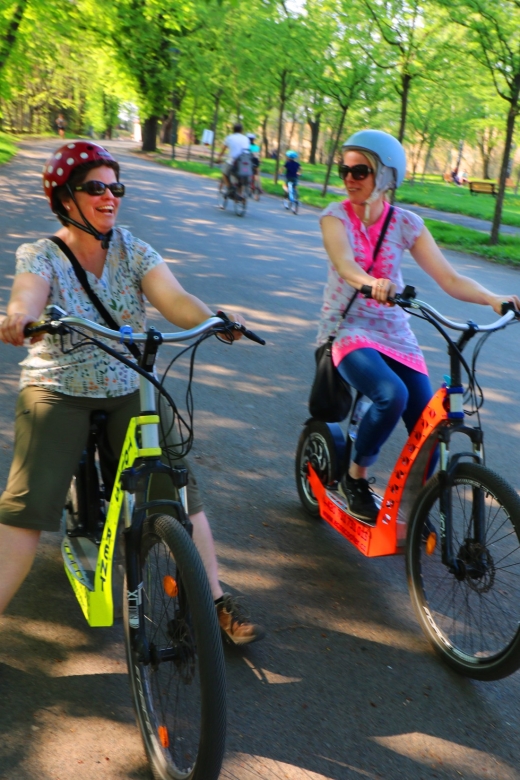 Prague: E-Bike/E-Scooter Viewpoint Tour - Why two wheels work well in hilly Prague
