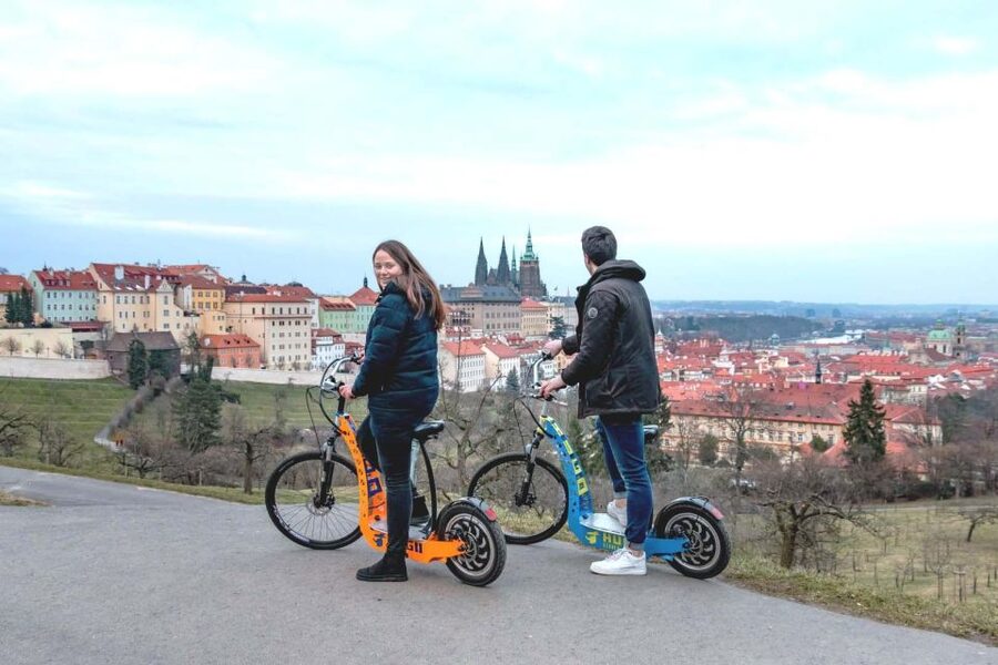 Prague: E-Bike/E-Scooter Viewpoint Tour - Letná Park and Prague’s best bridge views