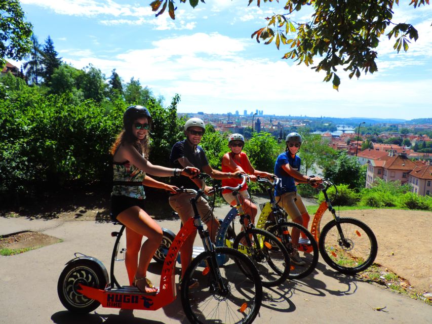 Prague: E-Bike/E-Scooter Viewpoint Tour - The Jewish Quarter and the right bank of the river