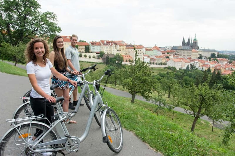 Prague: E-Bike or E-Scooter Tour with A Local Guide - Strahov Monastery and Petřín Hill