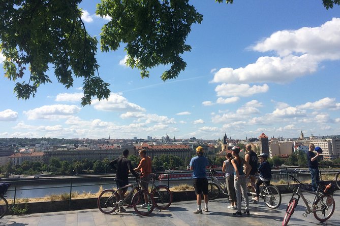 Prague E-Bike Tour - Stunning Viewpoints (small group) - Royal gardens and the outside of Prague Castle