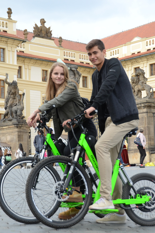 Prague Electric Scooter and eBike Grand Tour - Lennon Wall and the lanes of Lesser Town