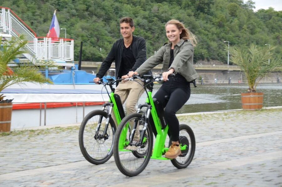 Prague: Electric Scooter & Cruiser Fat eBike Rental - Starting beside Charles Bridge in Lesser Town