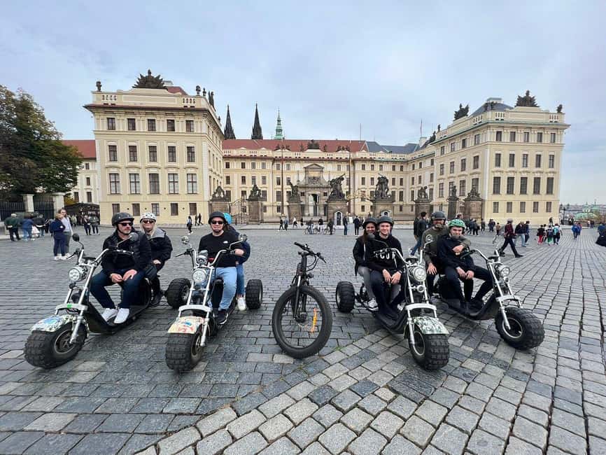 Prague: Electric Trike Viewpoints Tour - Letná Park and Prague’s five-bridge view